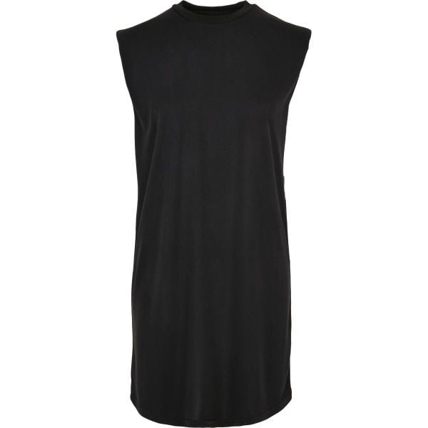 Sukienka damska Urban Classics modal ded shoulder-grandes tailles. Czarne sukienki damskie Urban Classics, na co dzień, xl, bez wzorów, sportowe, bez kołnierzyka, bez ramiączek, proste. Za 214.00 zł.
