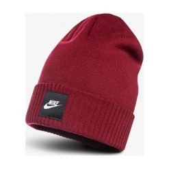 Nike Czapka Zimowa U Nk Beanie Futura , czerwony, rozmiar ONE SIZE. Czerwone czapki i kapelusze damskie Nike, bez wzorów, z materiału, sportowe. Za 79.99 zł.