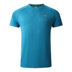 Koszulka Dare 2B Persist. Niebieskie koszulki sportowe męskie Dare 2b, bez wzorów, ze skóry, bez kołnierzyka, bez ramiączek, do biegania. Za 151.50 zł.