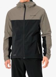 Kurtka przeciwdeszczowa męska Vaude Moab Rain Jacket. Białe kurtki męskie Vaude, m, bez wzorów, bez kaptura. Za 807.80 zł.
