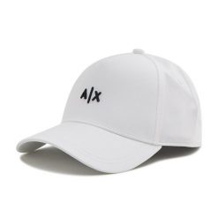 Czapka z daszkiem Armani Exchange. Białe czapki i kapelusze damskie Armani Exchange, bez wzorów. Za 99.99 zł.