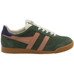 Sneakersy damscy Gola Elan Trainer. Zielone obuwie sportowe damskie Gola, bez wzorów, trekkingowe. Za 470.50 zł.
