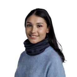 Komin wielofunkcyjny z wełny merynosów Buff Merino Heavyweight. Niebieskie szaliki męskie Buff, bez wzorów, z materiału. Za 131.99 zł.