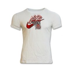 Koszulka sportowa damska Nike Swoosh Dry z krótkim rękawem. Białe koszulki sportowe damskie Nike, xs, bez wzorów, bez kołnierzyka, bez ramiączek, do koszykówki. Za 120.00 zł.