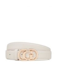 Guess Pasek Damski BW9269 P5330 Biały. Białe paski damskie Guess, z aplikacjami, ze skóry. Za 199.99 zł.