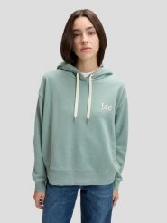 DAMSKA BLUZA LEE ESSENTIAL HOODIE DESERT SAGE 112376980. Bluzy damskie Lee, s, bez wzorów, z kapturem. Za 149.99 zł.