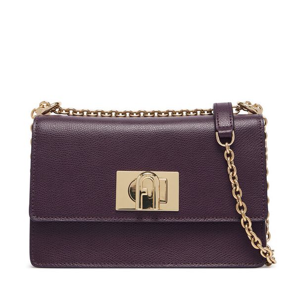 Torebka Furla. Fioletowe torebki do ręki damskie Furla, bez wzorów, wizytowe, bez dodatków. Za 1,559.00 zł.