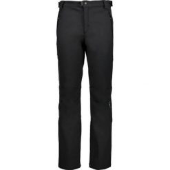 Spodnie softshell męskie CMP Long. Czarne spodnie sportowe męskie CMP, m, bez wzorów, z softshellu, trekkingowe. Za 289.99 zł.
