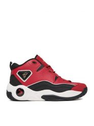 Shaq Sneakersy EOSS-H.O.F AQ95027B-RZ Bordowy. Czerwone buty sportowe chłopięce Shaq, bez wzorów, ze skóry, bez zapięcia. Za 279.99 zł.