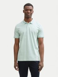 Tom Tailor Denim Polo 1045587 Zielony Regular Fit. Zielone koszulki polo męskie Tom Tailor Denim, m, bez wzorów, z bawełny, bez ramiączek. Za 59.99 zł.