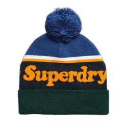 Kapelusz damski Superdry Essential Logo. Niebieskie czapki i kapelusze damskie Superdry., bez wzorów. Za 106.75 zł.