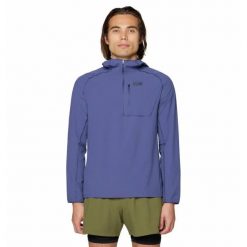Bluza z kapturem Mountain Hardwear Sunshield™. Szare bluzy męskie Mountain Hardwear, l, bez wzorów, z materiału, z kapturem. Za 375.45 zł.