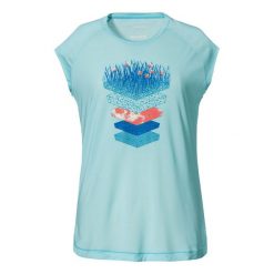 Koszulka treningowa damska Schöffel Falkenstein. Zielone koszulki sportowe damskie Schöffel, bez wzorów, z lyocellu, bez kołnierzyka, bez ramiączek. Za 249.99 zł.