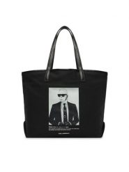 KARL LAGERFELD Torebka B1W50059 Czarny. Czarne torebki do ręki damskie KARL LAGERFELD, bez wzorów, z materiału, bez dodatków. Za 429.99 zł.