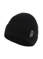 Czapka męska Pitbull zimowa Bubble One Tone Boxing. Czarne czapki i kapelusze męskie PITBULL, na zimę, z aplikacjami, z bawełny. Za 59.00 zł.