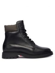 Tommy Hilfiger Kozaki Comfort Lwt Wrm Mx FM0FM05595 Czarny. Czarne kozaki męskie Tommy Hilfiger, ze skóry. Za 679.99 zł.