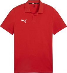 Puma Koszulka męska Puma Team Goal Casuals Polo czerwona 658605 01 L. Czerwone koszulki polo męskie Puma, l, bez wzorów, bez ramiączek. Za 96.11 zł.