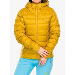 Kurtka puchowa damska Rab Electron Pro Jacket. Żółte kurtki damskie RAB, l, bez wzorów, z puchu, bez kaptura. Za 944.99 zł.
