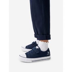 Trampki Beverly Hills Polo Club. Niebieskie trampki i tenisówki dziewczęce Beverly Hills Polo Club, bez wzorów, bez zapięcia. Za 79.99 zł.