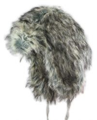 Czapka z Nausznikami, Beżowo-Szaro-Brązowa z Futerkiem, Zimowa, Ciepła, Męska -JAREK. Brązowe czapki i kapelusze męskie Jarek, na zimę, bez wzorów, z futra. Za 85.00 zł.