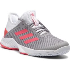 Buty adidas - adizero Club W CG6364 Ftwwht/Shored/Lgrani. Białe obuwie sportowe damskie Adidas, bez wzorów, z materiału, tenisowe, Adidas Advantage. W wyprzedaży za 179.00 zł.