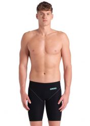 Strój startowy męski spodenki jammery pływackie Arena Impulso. Czarne kąpielówki męskie Arena, l, bez wzorów, z dzianiny, na fitness i siłownię. Za 501.98 zł.