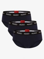 HUGO Slipy pakowane po 3 szt. Mężczyźni Bawełna niebieski, S. Niebieskie slipki męskie Hugo, m, bez wzorów, z bawełny. Za 219.95 zł.