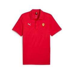Polo Puma Ferrari Race Cloudspun. Czerwone koszulki polo męskie Puma, m, bez wzorów, bez ramiączek. W wyprzedaży za 223.00 zł.