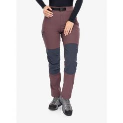 Spodnie trekkingowe damskie Black Diamond Alpine Hybrid Pants. Czerwone spodnie sportowe damskie Black Diamond, s, bez wzorów, trekkingowe. Za 482.99 zł.