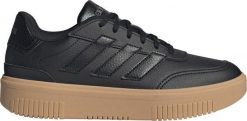 Buty damskie adidas Courtblock czarne JR0728 40 2/3. Czarne obuwie sportowe damskie Adidas, bez wzorów. Za 445.20 zł.