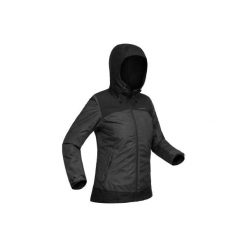 Kurtka turystyczna SH100 x-warm damska. Czarne kurtki damskie marki QUECHUA. Za 149.99 zł.
