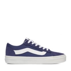 Tenisówki Vans. Niebieskie trampki i tenisówki chłopięce Vans, bez wzorów, bez zapięcia. Za 169.99 zł.