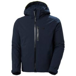 Kurtka narciarska Helly Hansen Swift. Niebieskie kurtki męskie Helly Hansen, m, bez wzorów, bez kaptura, narciarskie. Za 1,613.00 zł.