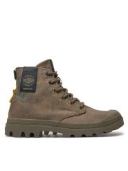 Palladium Trapery Pampa Surplus 74389-213-M Brązowy. Brązowe śniegowce i trapery męskie Palladium, z materiału, bez zapięcia. Za 289.99 zł.