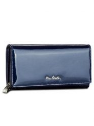 Pierre Cardin Portfel 05 LINE 106 Granatowy. Niebieskie portfele damskie Pierre Cardin, bez wzorów, z lakierowanej skóry. Za 179.99 zł.