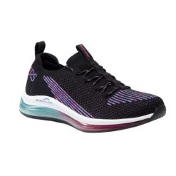 Buty sportowe Damskie Skechers. Czarne obuwie sportowe damskie Skechers, bez wzorów. Za 266.99 zł.