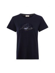 Liu Jo Collection Koszulka Kobiety Bawełna niebieski, XL. Niebieskie t-shirty damskie Liu Jo Collection, xl, bez wzorów, z bawełny, bez kołnierzyka. Za 229.95 zł.