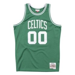 Koszulka Swingman Boston Celtics. Białe koszulki sportowe męskie Mitchell & Ness, bez wzorów, bez kołnierzyka, bez ramiączek, do koszykówki. Za 517.00 zł.