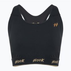 Top treningowy damski HOOK FIGHTING Base. Czarne koszulki sportowe damskie SPORTANO, bez wzorów, bez kołnierzyka, bez ramiączek. Za 69.99 zł.