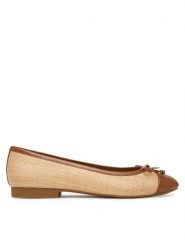 MICHAEL Michael Kors Baleriny Piper Flex 40S6PIFP2D Beżowy. Brązowe baleriny damskie MICHAEL Michael Kors, bez wzorów, z syntetyku, bez obcasa. Za 569.99 zł.