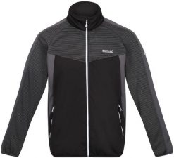 Męska bluza Regatta Yare Vi Extol Stretch softshell czarna. Czarne bluzy męskie 55PROTEC, na jesień, m, bez wzorów, z elastanu, bez kaptura. Za 228.99 zł.