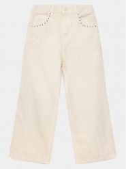 Guess Jeansy J4RB08 WFUL0 Beżowy Relaxed Fit. Brązowe jeansy dla dziewczynek Guess, z bawełny. Za 129.99 zł.