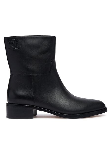 LAUREN RALPH LAUREN Botki Kyle Bte Hl 802P15708001 Czarny. Czarne botki damskie Lauren Ralph Lauren, bez obcasa, na płaskiej podeszwie, bez zapięcia. Za 1,199.00 zł.