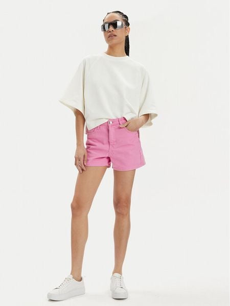 Lee Bluzka 112350752 Écru Relaxed Fit. Bluzki damskie Lee, xs, bez wzorów, z bawełny, bez kołnierzyka, bez ramiączek. Za 239.99 zł.