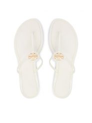 Tory Burch Japonki Mini Miller Jelly 166808 Biały. Białe klapki damskie Tory Burch, bez wzorów, z syntetyku, bez obcasa. Za 729.99 zł.