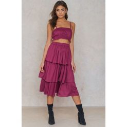 NA-KD Boho Spódnica z potrójną warstwą - Purple. Spódnice damskie marki NA-KD Boho. W wyprzedaży za 48.58 zł.