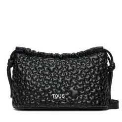 Torebka TOUS. Czarne listonoszki damskie tous, bez wzorów, bez dodatków. Za 539.99 zł.