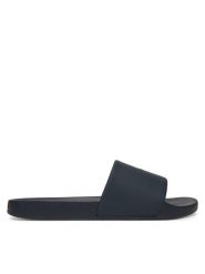 Calvin Klein Klapki Pool Slide W/ Ck Square HM0HM01754 Granatowy. Niebieskie klapki męskie Calvin Klein, ze skóry. Za 139.99 zł.