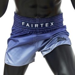 Spodenki Muay Thai Fairtex BS1905 Fade Niebieskie S. Niebieskie spodnie materiałowe męskie FAIRTEX, m, bez wzorów. Za 279.00 zł.