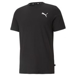 Koszulka Puma Essential Small Logo. Czarne koszulki sportowe męskie Puma, s, bez wzorów, bez kołnierzyka, bez ramiączek, na jogę i pilates. Za 173.00 zł.